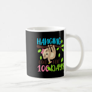 Mug Paresseux qui attend les 100 jours 100e jour d'éco