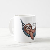 Mug Paresseux se détendant (Devant gauche)
