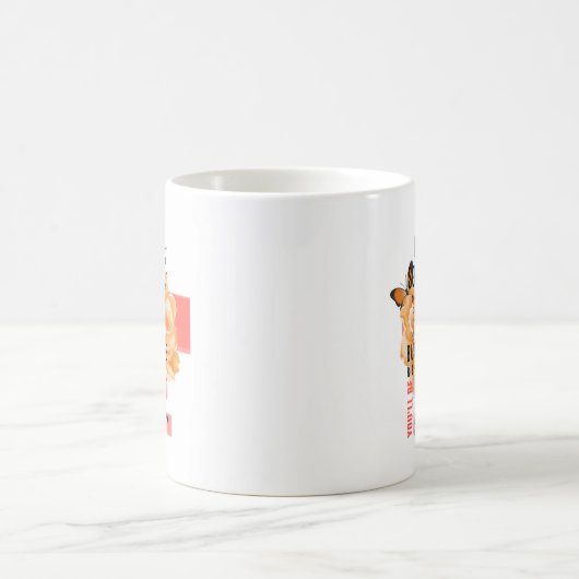 Mug Parfait comme vous êtes illustré citation (Centre)