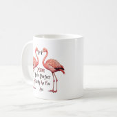 Mug Parfait Flamant rose Maman - Personnalisé (Devant gauche)