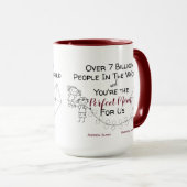 Mug Parfait Maman For Me - garçon & fille (Devant droit)