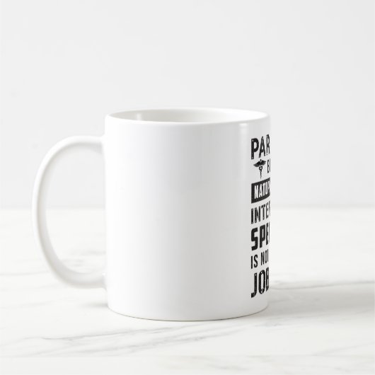 Mug Parfait parce que sélection naturelle Ambulance EM (Gauche)