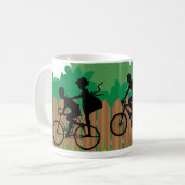 Mug Parfait pour les amateurs de vélo et d'aventure fa (Devant gauche)