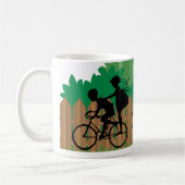 Mug Parfait pour les amateurs de vélo et d'aventure fa (Gauche)