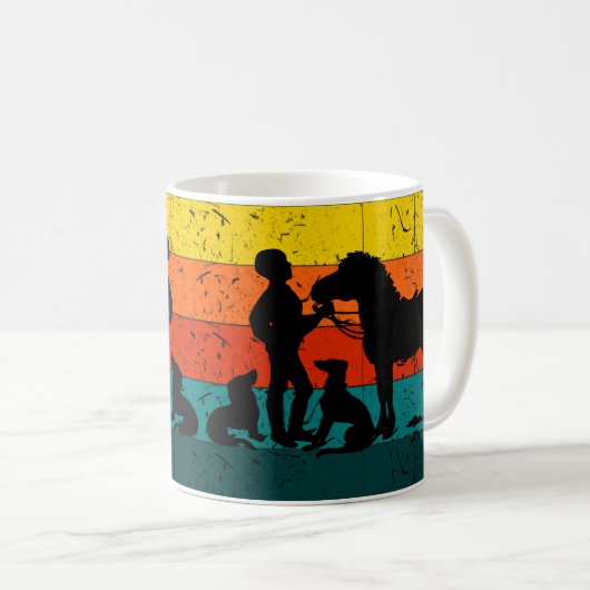 Mug Parfait pour les Amoureux des animaux et les amate (Devant droit)