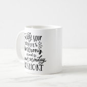 Mug Parfait pour les lundis (Devant gauche)
