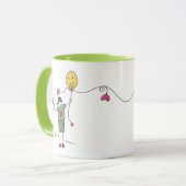 Mug Parfaitement imparfait 2C_11 oz (Devant gauche)