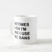 Mug Parfois comique sans (Devant gauche)