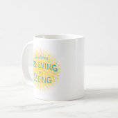 Mug Parfois croire est voir le message de foi (Devant gauche)