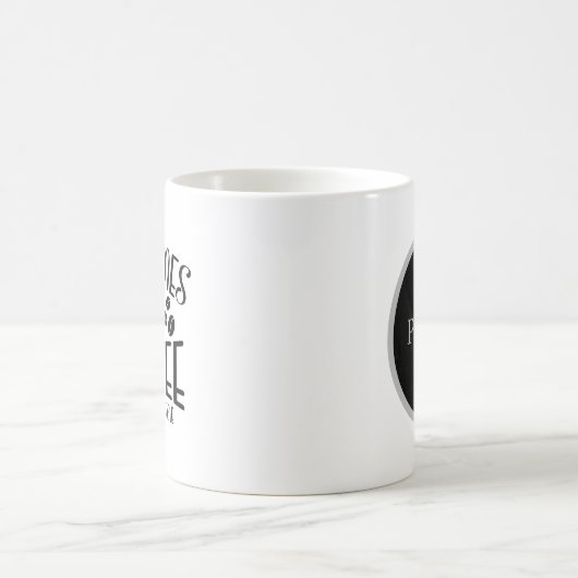 Mug Parfois, j'aime le café plus que les gens monogram (Centre)
