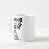 Mug Parfois je fais juste des pets drôle Mème Grenouil (Devant gauche)