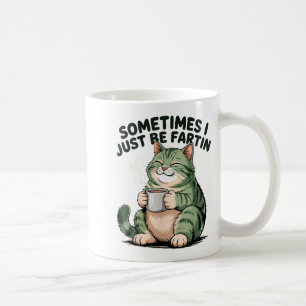 Mug Parfois je fais juste Péter Blague de Grenouille H