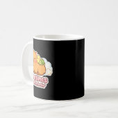 Mug Parfois je fais juste péter capybara humour de mèm (Devant gauche)