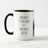 Mug PARFOIS, JE M'ASSIS ET PENSE À Chow - choisir le s (Gauche)
