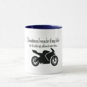 Mug Parfois Je Me Demande Si... Drôle, Moto (Centre)