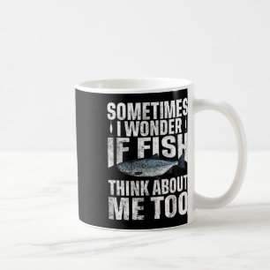 Mug Parfois je me demande si le poisson pense aussi à