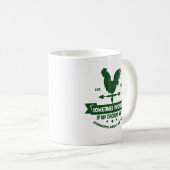 Mug Parfois je me demande si mes poulets pensent à abo (Devant droit)