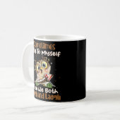 Mug Parfois, Je Me Parle À Moi-Même Alors Nous Rions E (Devant gauche)