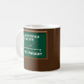 Mug Parfois je pars sur une tangente Math Formula Fun  (Devant gauche)