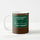Mug Parfois je pars sur une tangente Math Formula Fun  (Gauche)