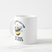 Mug Parfois, je reçois les Heebee Jeebees Bee Puns (Devant gauche)