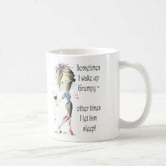 Mug Parfois je réveille grincheux !  amusement