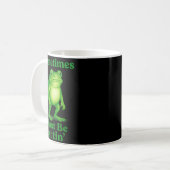 Mug Parfois je suis juste en train de péter Grenouille (Devant gauche)