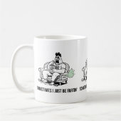 Mug Parfois, je suis juste en train de péter Tee drôle (Gauche)