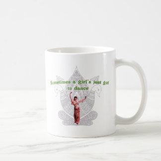 Mug Parfois juste d'une fille obtenu à la danse