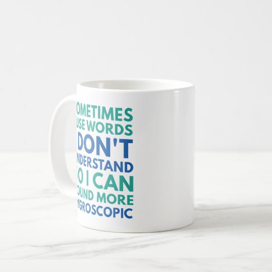 Mug Parfois, J'Utilise Des Mots (Devant gauche)
