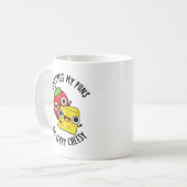 Mug Parfois Mes Puns Sont Berry Cheesy Funky Food Pun (Devant gauche)