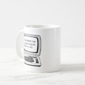 Mug Parfois mon ordinateur me lâche (Devant gauche)