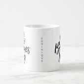 Mug Parfois Plus Tard Devient Jamais La Main Lettrée M (Centre)