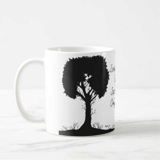Mug Parfois vous devez laisser quelque chose (Gauche)