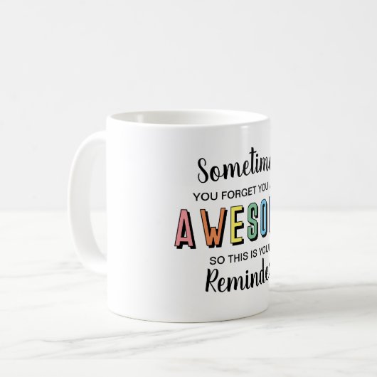 Mug Parfois, vous oubliez que vous êtes une super moti (Devant gauche)