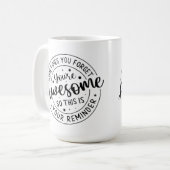 Mug Parfois Vous Oubliez Votre Super (Devant gauche)