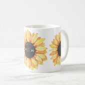 Mug Parfum de fleurs de tournesol maman (Devant droit)