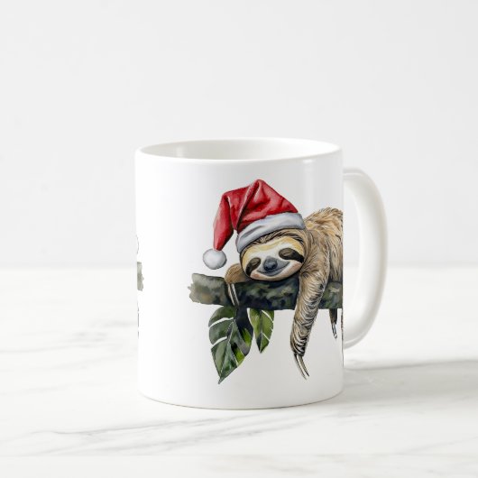 Mug Parfum détendu avec un casquette de Noël 1 (Devant droit)