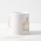 Mug Parfum français avec nœud (Devant gauche)