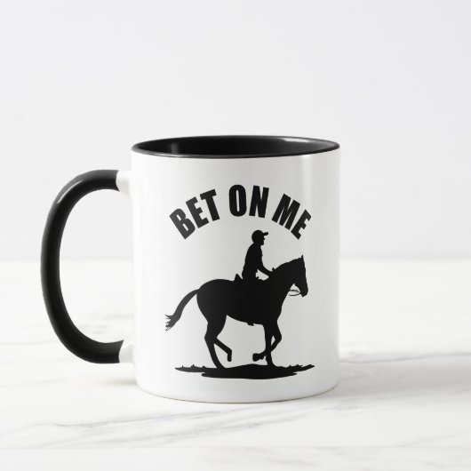Mug Pari Sur Moi - Course À Cheval (Gauche)