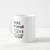 Mug Pariez votre Cannoli que je suis italien (Devant gauche)