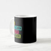 Mug Parions d'apprendre des choses ou quoi que ce soit (Devant gauche)