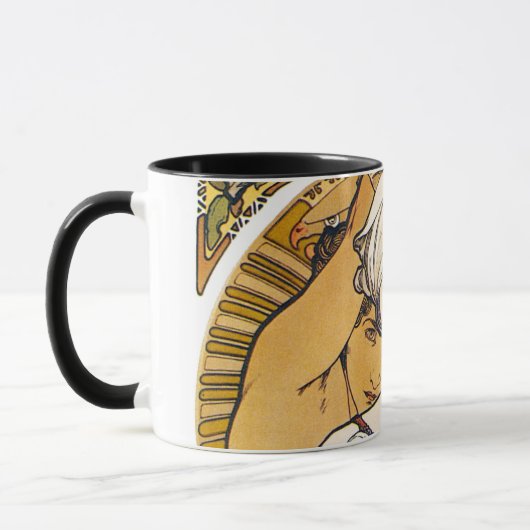 Mug Paris 1900, Alphonse Mucha (Gauche)