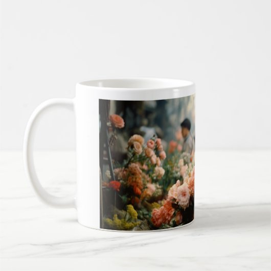 Mug Paris 60s Flower Lady 12 (Gauche)