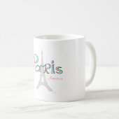 Mug PARIS Amour avec Tour Eiffel (Devant droit)