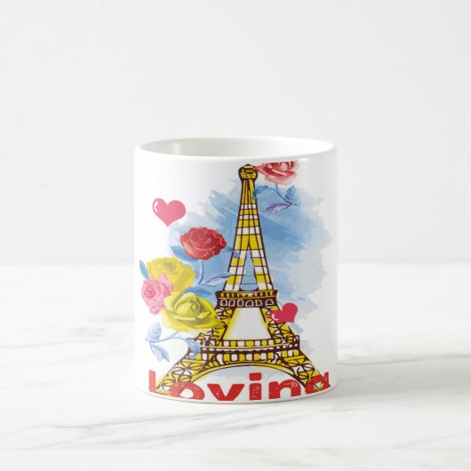Mug paris amoureux (Centre)