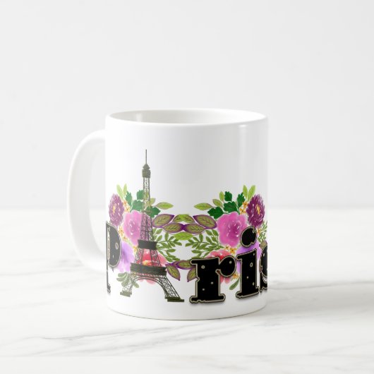 Mug Paris avec amour (Devant gauche)