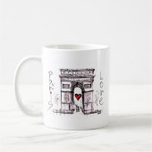 Mug Paris avec amour (Gauche)