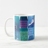 Mug Paris Blues Cityscape Art (Gauche)