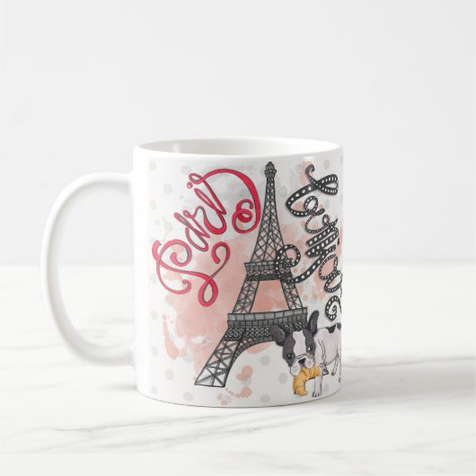 Mug Paris Bonjour (Gauche)